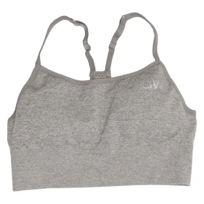 Sports bra (Gray) from ICIW Elastane, Polyamide, Polyester