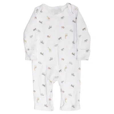 Barboteuse (Blanc, Multicolore) de The Little White Company Coton biologique