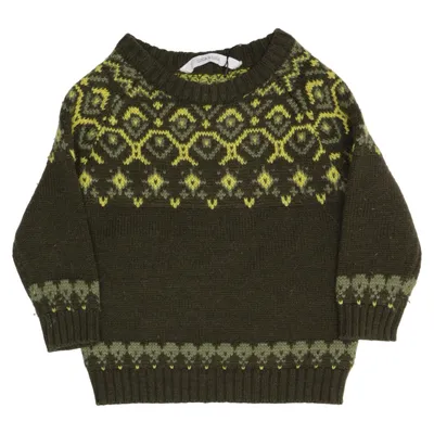 Pull-over (Vert) de Luca & Lola Acrylique, Laine