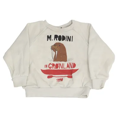 Collegetröja (Beige, Flerfärgad) från Mini Rodini Bomull