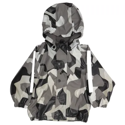 Veste imperméable (Gris) de Rusk Polyester, Polyuréthane