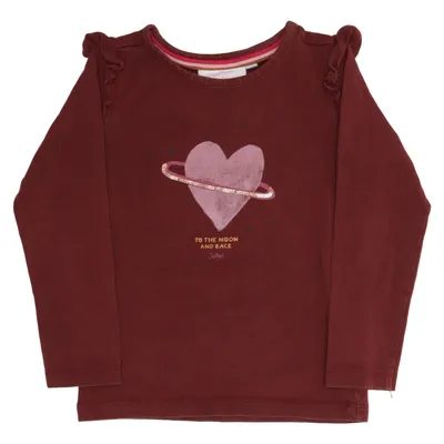 Långärmad t-shirt (Röd) från Jubel Bomull, Elastan