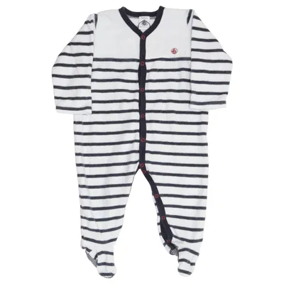 Sparkedragt (Blå, Hvid) fra Petit Bateau Bomuld