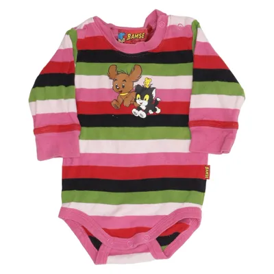 Body (Pink, Grøn, Sort) fra Bamse by Lindex Bomuld