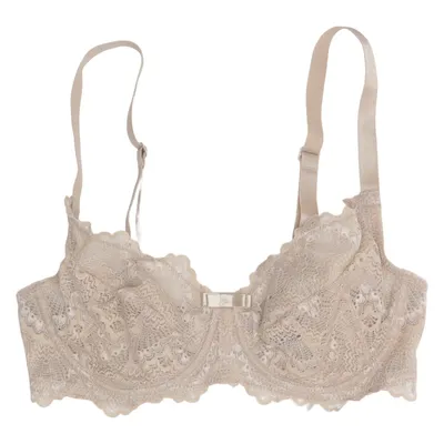 Bra (Beige) from Missya Elastane, Polyamide
