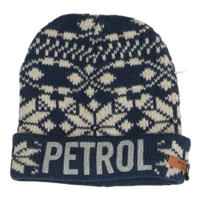 Beanie (Blue, Beige) from Petrol Industries Acrylic