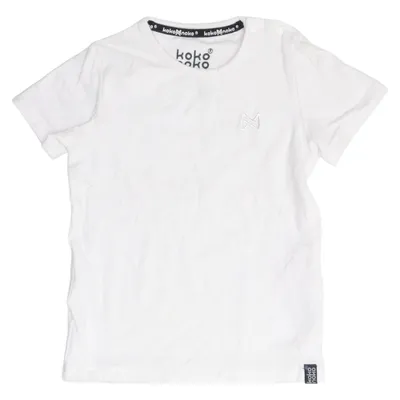 T-shirt (Blanc) de Koko Noko Élasthane, Coton biologique