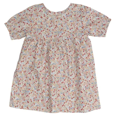 Robe (Blanc, Multicolore) de Huttelihut Coton