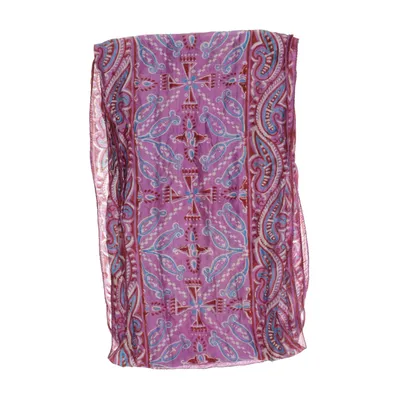 Neckerchief (Purple, Multicolored) from Hand Woven Wool