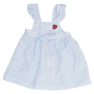 Kleid (Blau, Weiß) von Ergee Baumwolle, Polyester