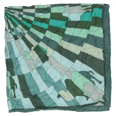 Neckerchief (Green, Blue, Multicolored) from Gobi