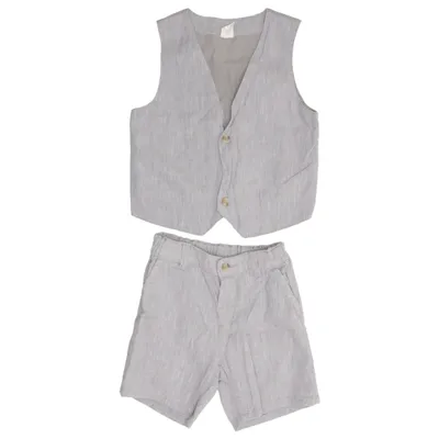 Suit (Gray) from H&M Cotton, Linen