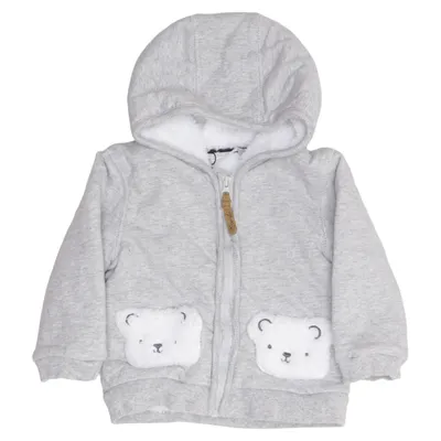 Hoodie (Gray) from Smile Cotton, Polyester