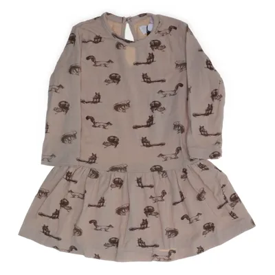 Dress (Beige, Brown) from Petter & Kajsa Cotton, Elastane