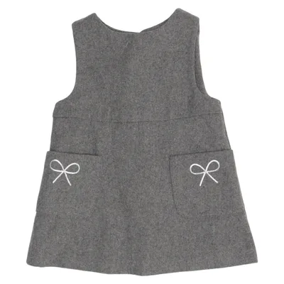 Kleid (Grau) von Jacadi Acryl, Baumwolle, Polyamid, Polyester, Viskose, Wolle