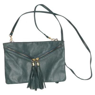 Sac à bandoulière (Bleu) de Lavorazione Artigianale Cuir