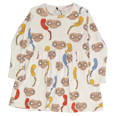 Kjole (Hvid, Flerfarvet) fra Mini Rodini Bomuld