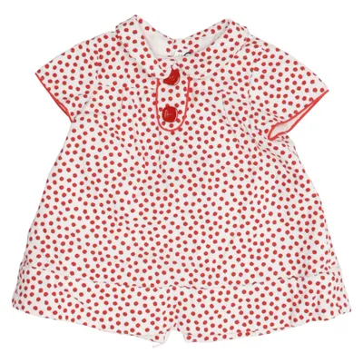 Kjole (Hvid, Rød) fra Zara Mini