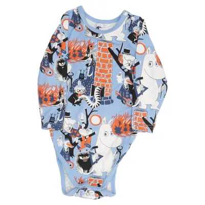 Body (Bleu, Multicolore) de Moomin by Martinex Coton, Élasthane