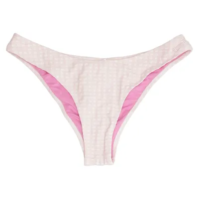 Bikiniunderdel (Rosa, Vit) från Stronger Elastan, Polyamid, Polyester