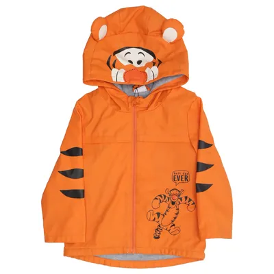 Regnjakke (Orange, Grå) fra Disney Baby Polyester, Polyurethan