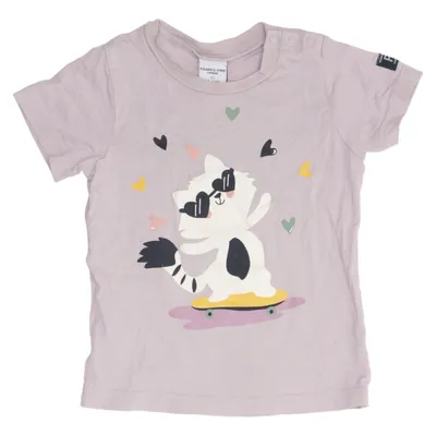 T-shirt (Lila, Meerkleurig) van Polarn O. Pyret Organisch katoen