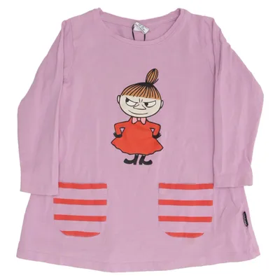 Dress (Purple, Red) from Moomin by Lindex Cotton, Elastane