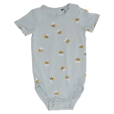 Body (Blue) from Lindex Baby Cotton, Elastane