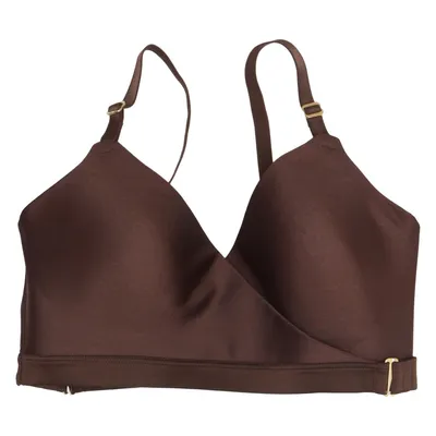 Sport-BH (Brun) från Playtex Elastan, Polyamid, Polyester