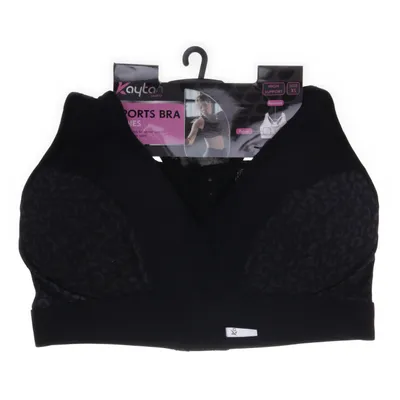 Sports bra (Black) from Kaytan Sports Elastane, Polyamide, Polyester