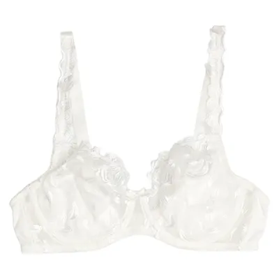 Bra (White) from Nuance Elastane, Polyamide, Polyester