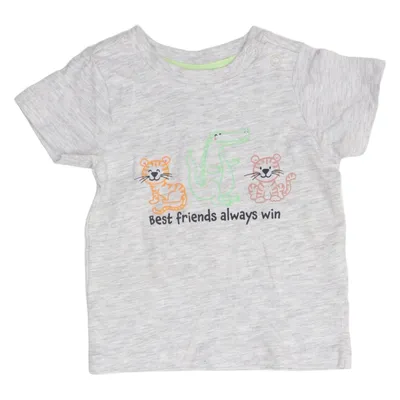 T-shirt (Grå) från Newborn Bomull, Viskos