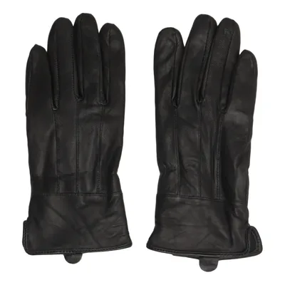 Leather gloves (Black) Leather, Polyester