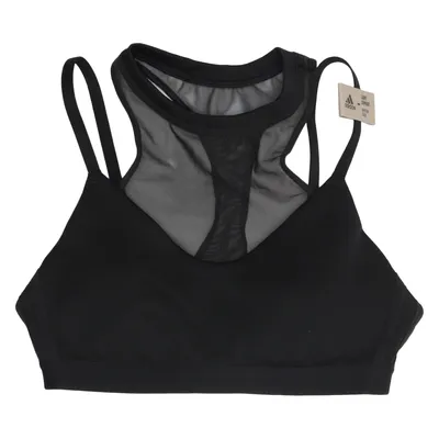 Sports-BH (Sort) fra Adidas Elastan, Genanvendt polyester