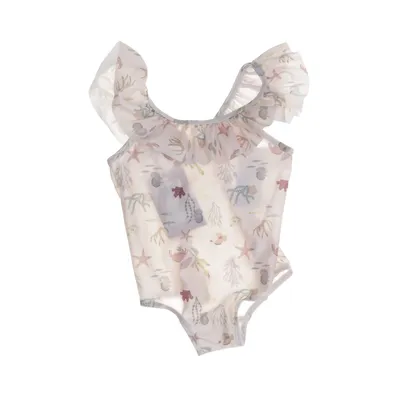 Baddräkt (Flerfärgad, Vit) från H&M Polyester, Elastan