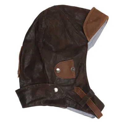 Trapper hat (Brown) from Balmoral Cotton, Leather, Polyester
