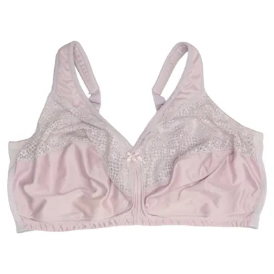 Bra (Pink) from Glamorise Elastane, Polyamide, Polyester