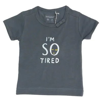 T-shirt (Gray) from Imps & Elfs Elastane, Organic cotton