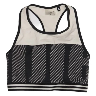 Sports bra (Black, White) from Njie Elastane, Polyamide