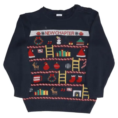 Julesweater (Blå, Flerfarvet) fra LC Waikiki Baby