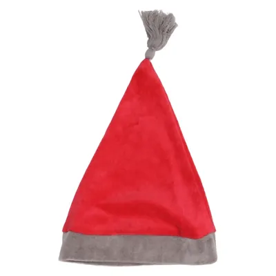 Santa hat (Red, Gray) from KappAhl Cotton, Polyester