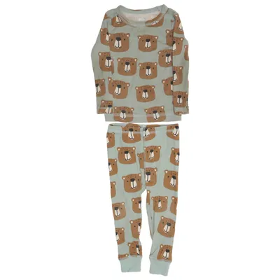 Pyjama (Blauw, Bruin) van Garanimals Katoen, Polyester
