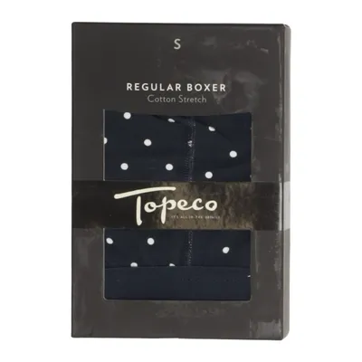 Kalsonger (Blå, Vit) från Topeco Bomull, Elastan