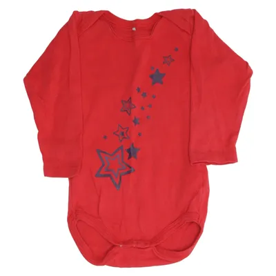 Body (Rød) fra Newborn by Lindex Bomuld