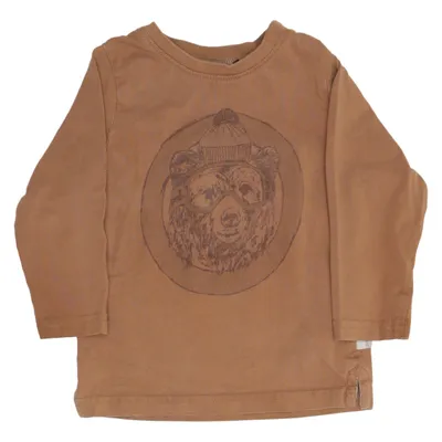 Lange mouwen shirt (Bruin) van Wheat Organisch katoen