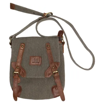 Shoulder-bag (Gray, Brown) from Carraig Donn
