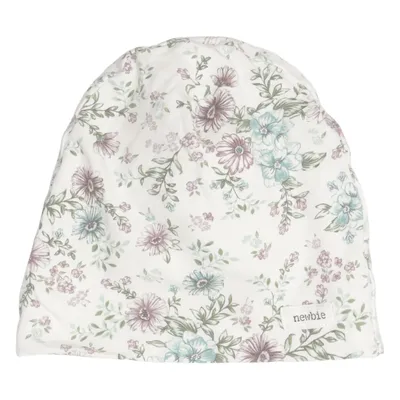 Mössa (Vit, Flerfärgad) från Newbie by KappAhl Bomull, Elastan