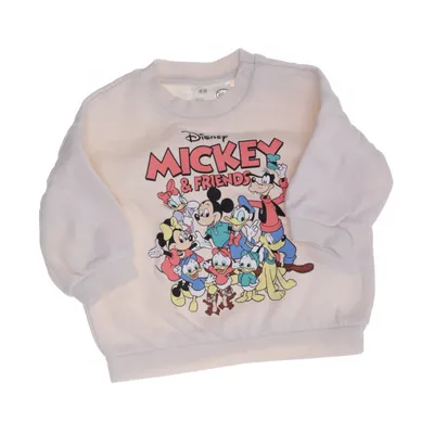 Collegetröja (Beige, Flerfärgad) från H&M x Disney Bomull, Elastan, Polyester