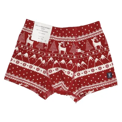 Underwear (Red, White) from Polarn O. Pyret Elastane, Organic cotton