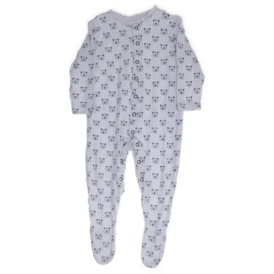 Sparkdräkt (Vit, Blå) från Early Days Bomull